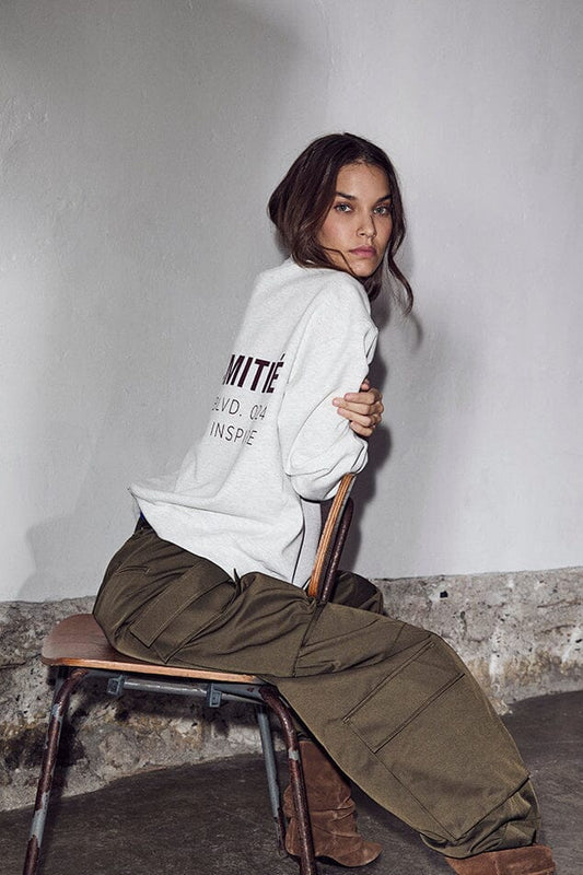 Back Print Studio Sweat