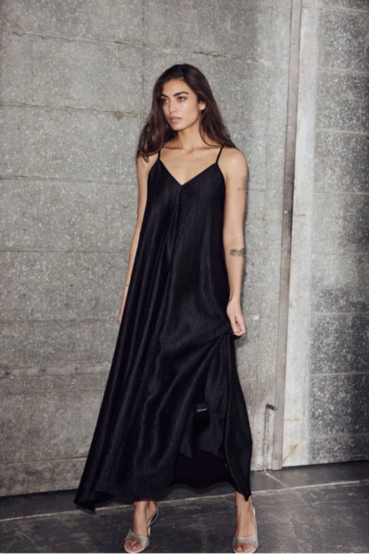 Corsica Pleat Strap Dress