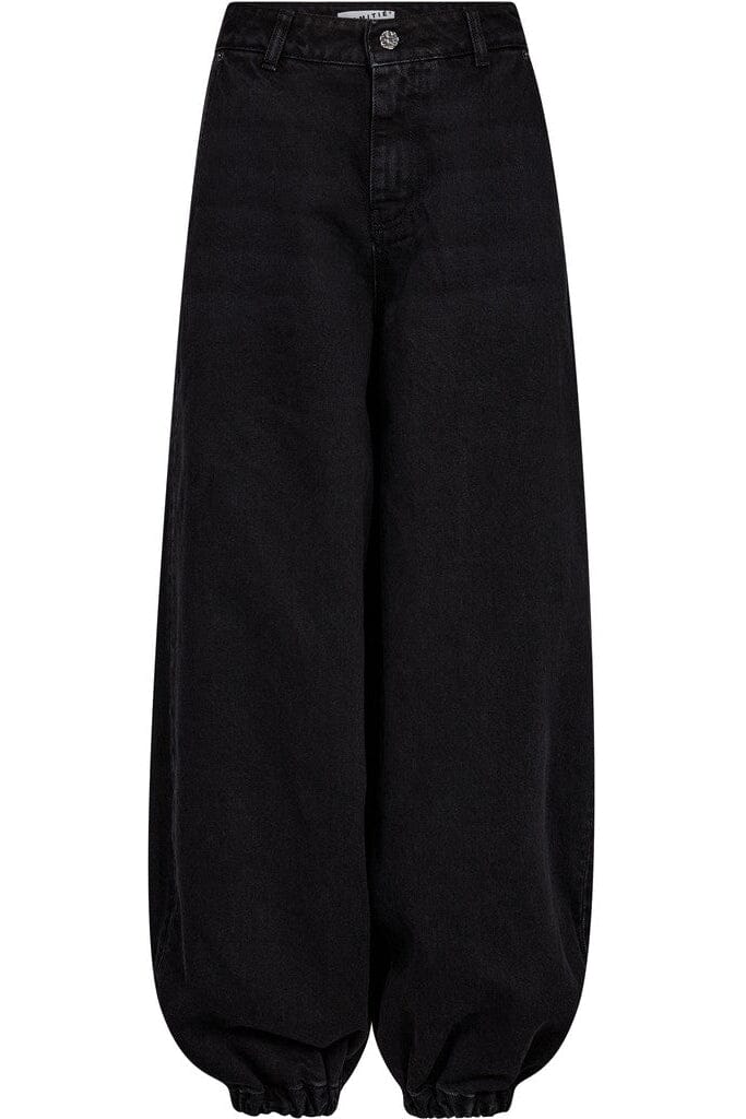 Denim Harem Pant Black